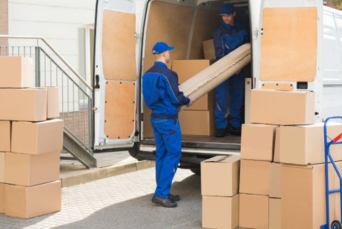 Professional packers organizing household items in Debeauvoirtown