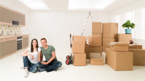 Organized delivery and setup in a new Debeauvoirtown office