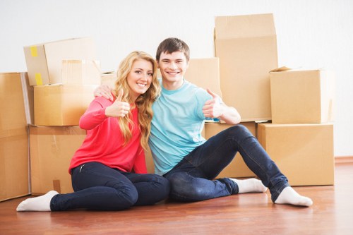 Safe transport of office equipment during a business move