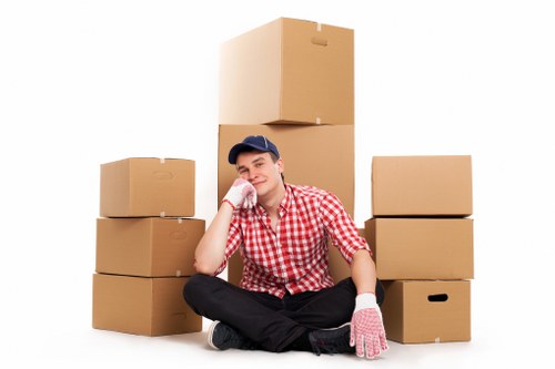 Organized storage space for household items